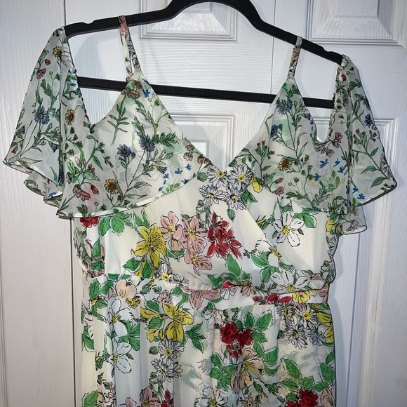 Nanette Lepore Cold-Shoulder Midi Dress - Picture 2 of 8